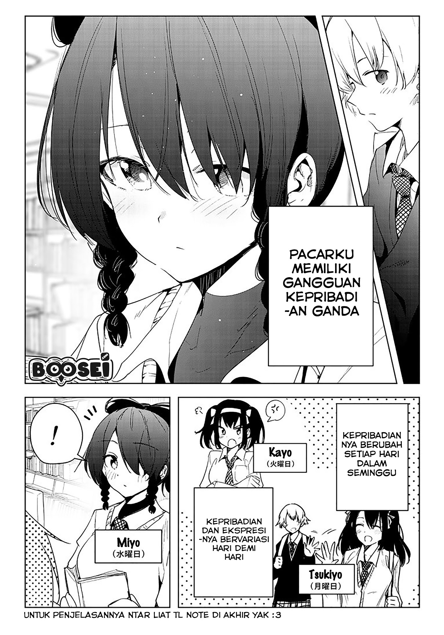 A Story About My Girlfriend Changing Her Personalities Everyday Chapter 1.2 - Halaman 2