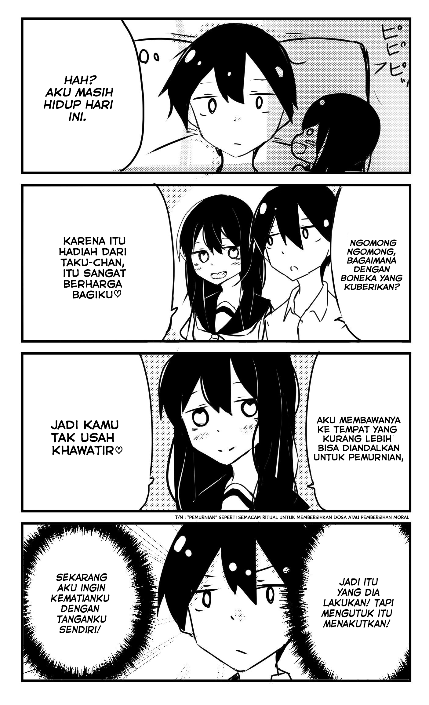 A Story About Wanting To Commit Suicide, But It’s Scary So I Find A Yandere Girl To Kill Me, But It Doesn’t Work Chapter 10 - Halaman 2