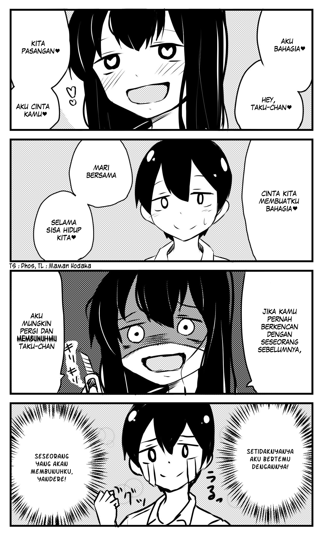 A Story About Wanting To Commit Suicide, But It’s Scary So I Find A Yandere Girl To Kill Me, But It Doesn’t Work Chapter 1 – halaman 1