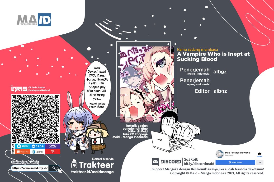 Komik A Vampire Who is Inept at Sucking Blood Chapter 2 gambar 1