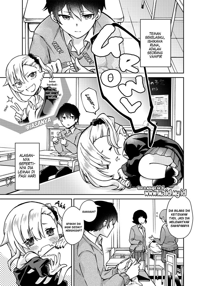 A Vampire Who is Inept at Sucking Blood Chapter 1 - Halaman 7