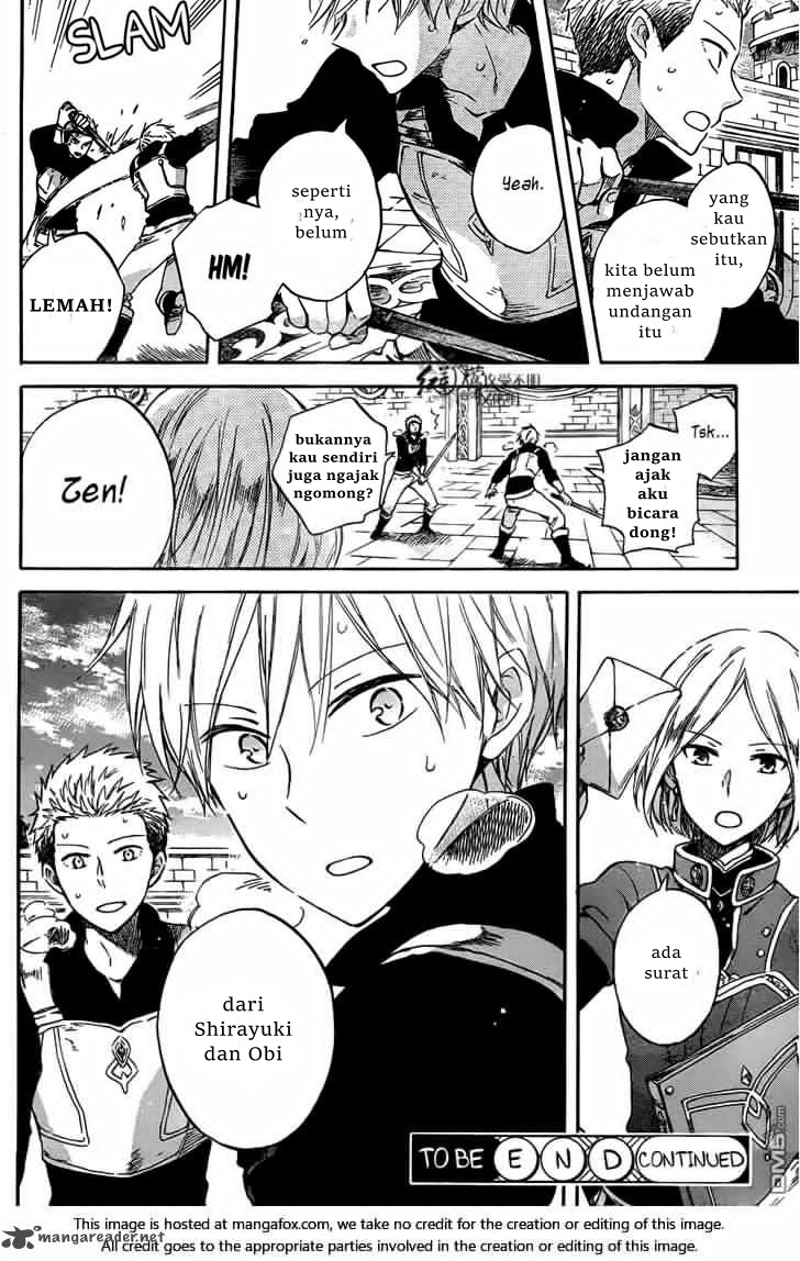 Akagami no Shirayukihime Chapter 62 - Halaman 22