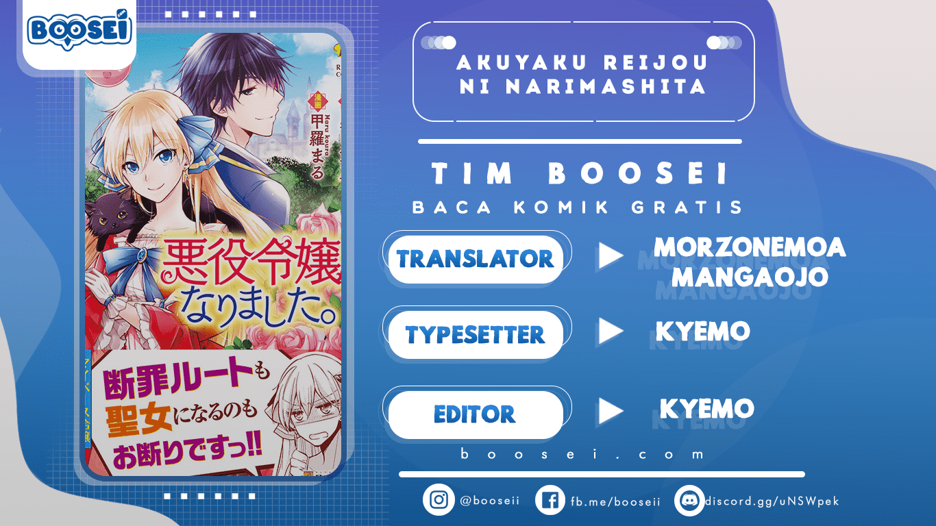 Komik Akuyaku Reijou ni Narimashita Chapter 6 gambar 1