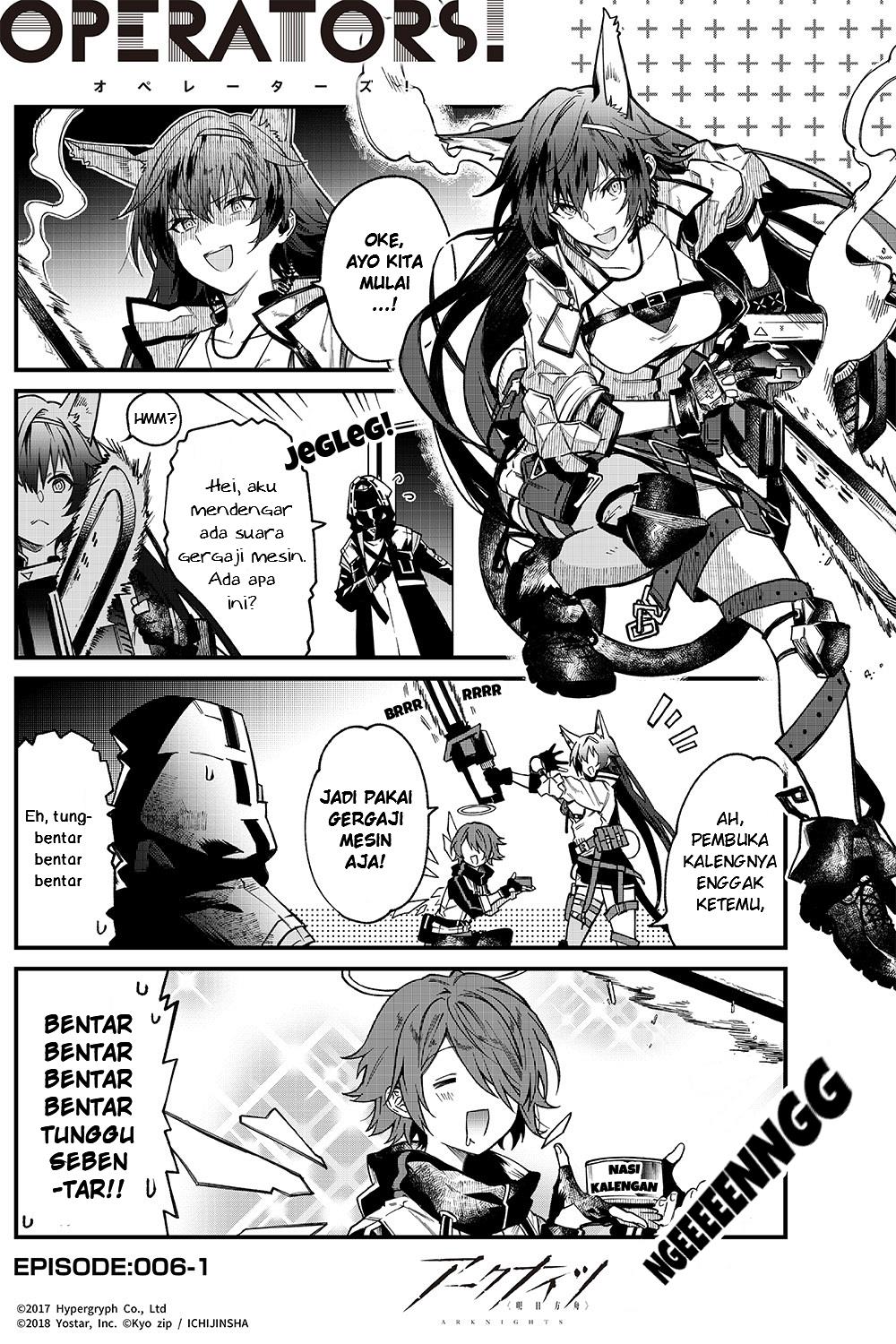 Arknights: OPERATORS! Chapter 6 halaman 1