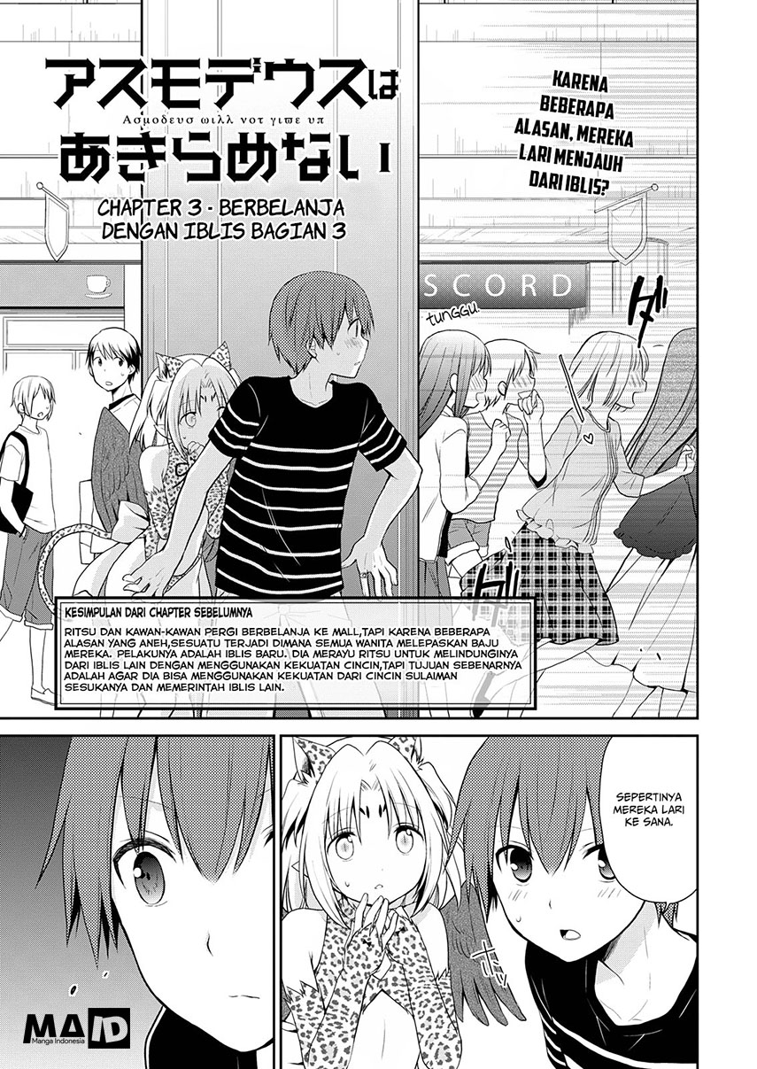 Asmodeus wa Akiramenai Chapter 08 - Halaman 6