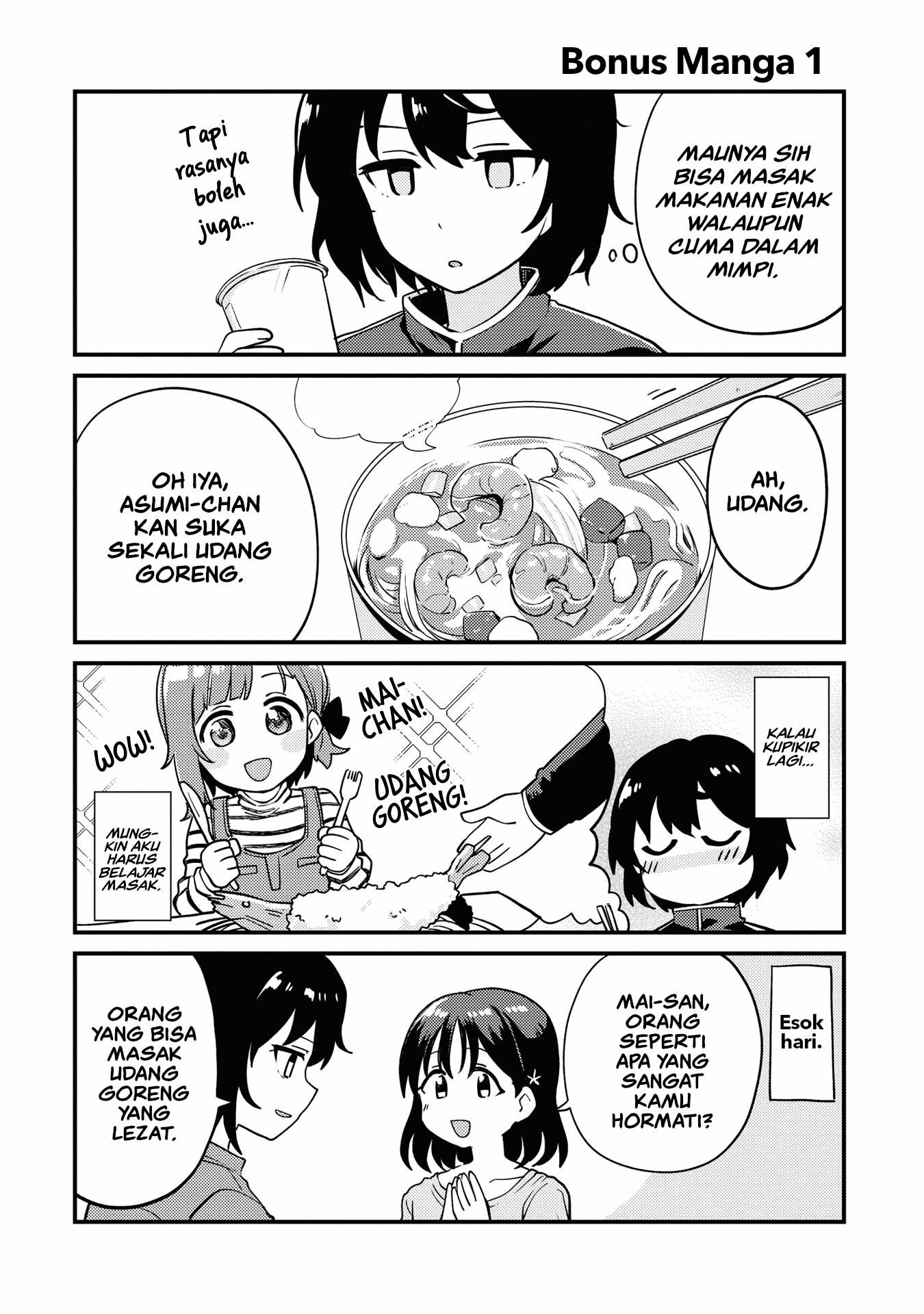 Komik Asumi-chan wa Les Fuuzoku ni Kyoumi ga Arimasu! Chapter 5.1 gambar 1