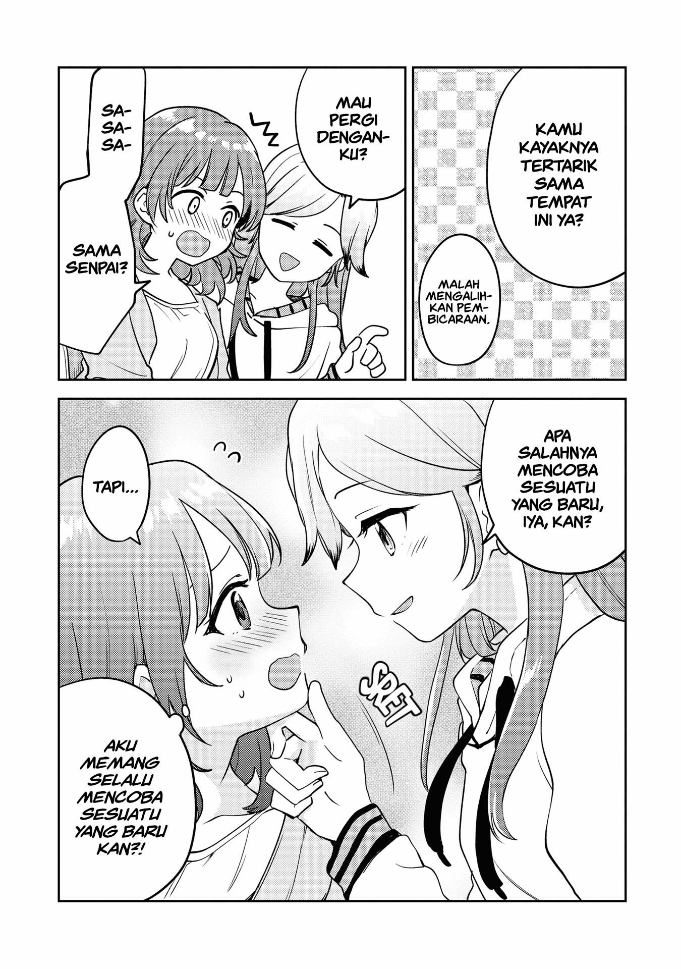 Asumi-chan wa Les Fuuzoku ni Kyoumi ga Arimasu! Chapter 5.1 - Halaman 4