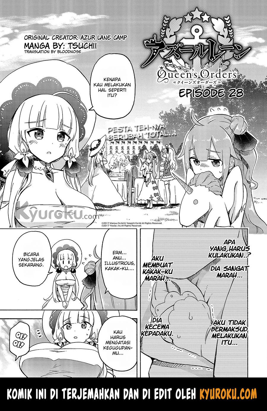 Komik Azur Lane Queen's Orders Chapter 28 gambar 1