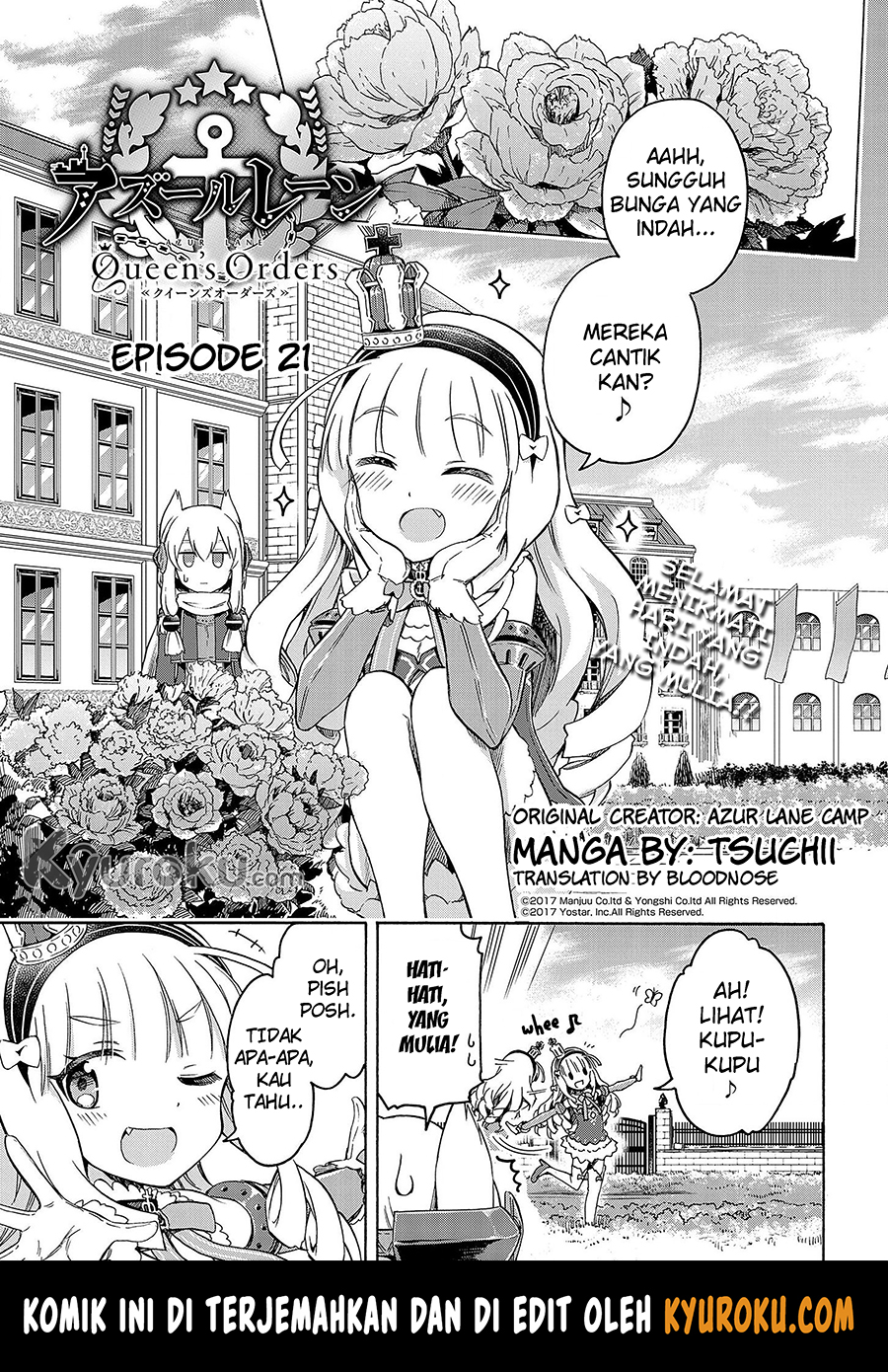 Komik Azur Lane Queen's Orders Chapter 21 gambar 1