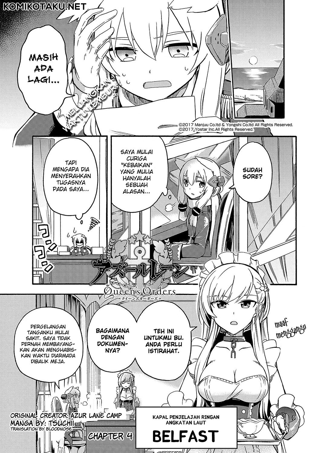Komik Azur Lane Queen's Orders Chapter 04 gambar 1