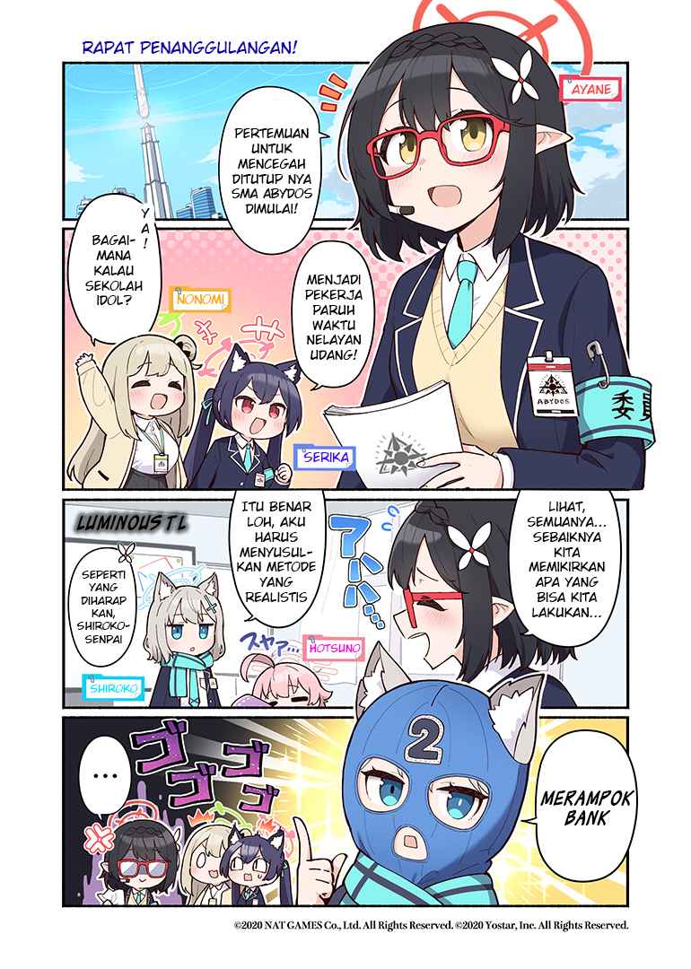 Blue Archive Chapter 1 halaman 1
