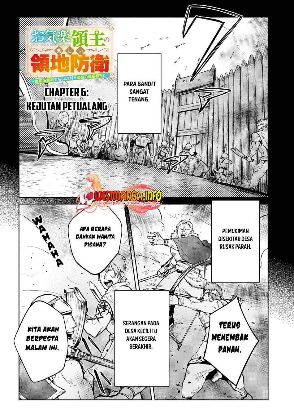 Manga Fun Territory Defense Of The Easy-going Lord ~the Nameless Village Is Made Into The Strongest Fortified City By Production Magic~ Chapter 06 gambar 2