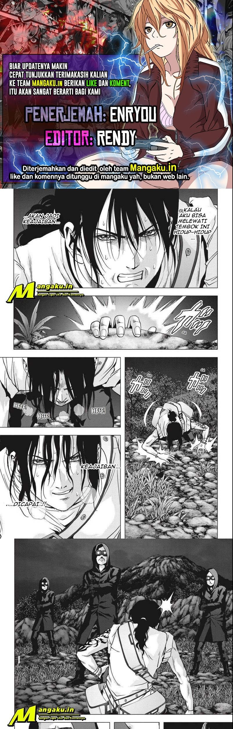 Komik Btooom! Chapter 107.2 gambar 1