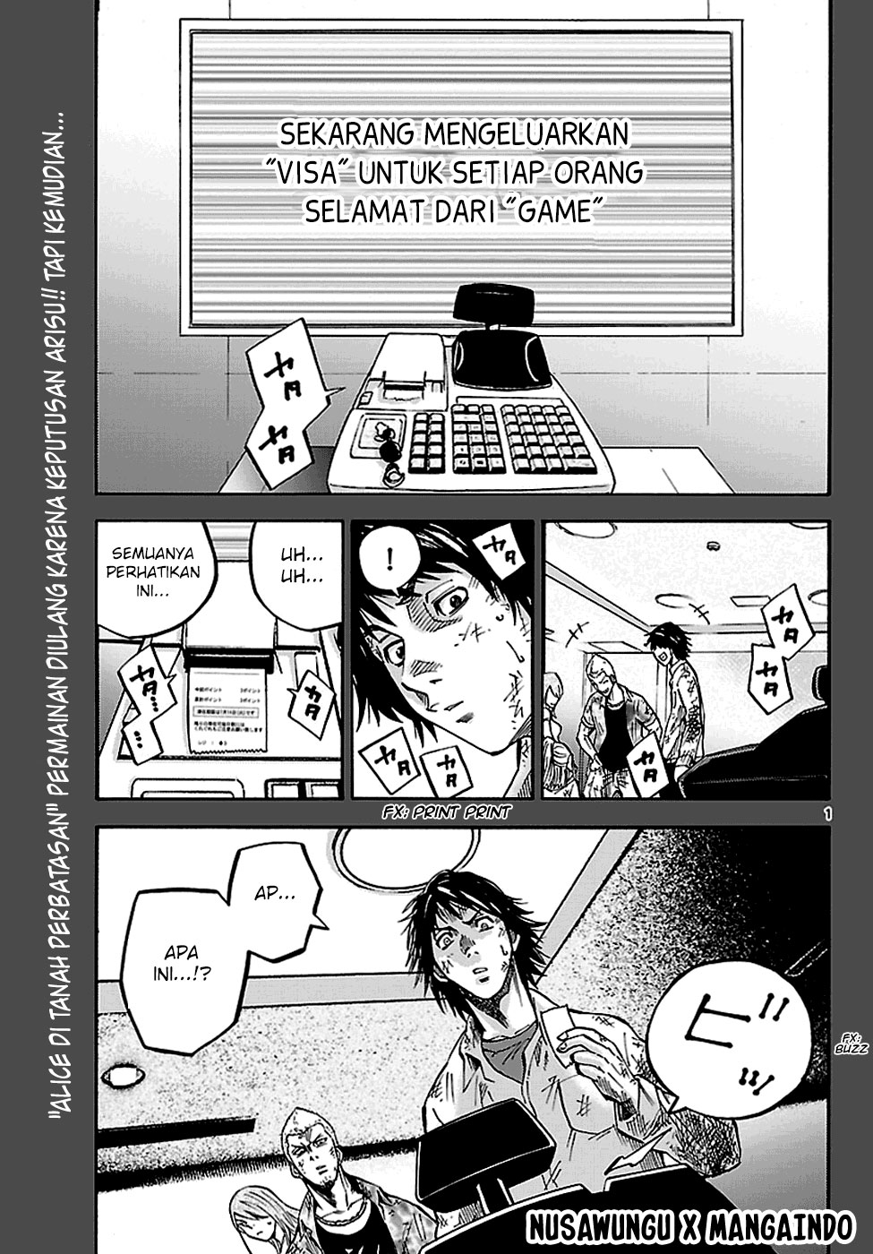 Manga Alice in Borderland Chapter 4 gambar 2