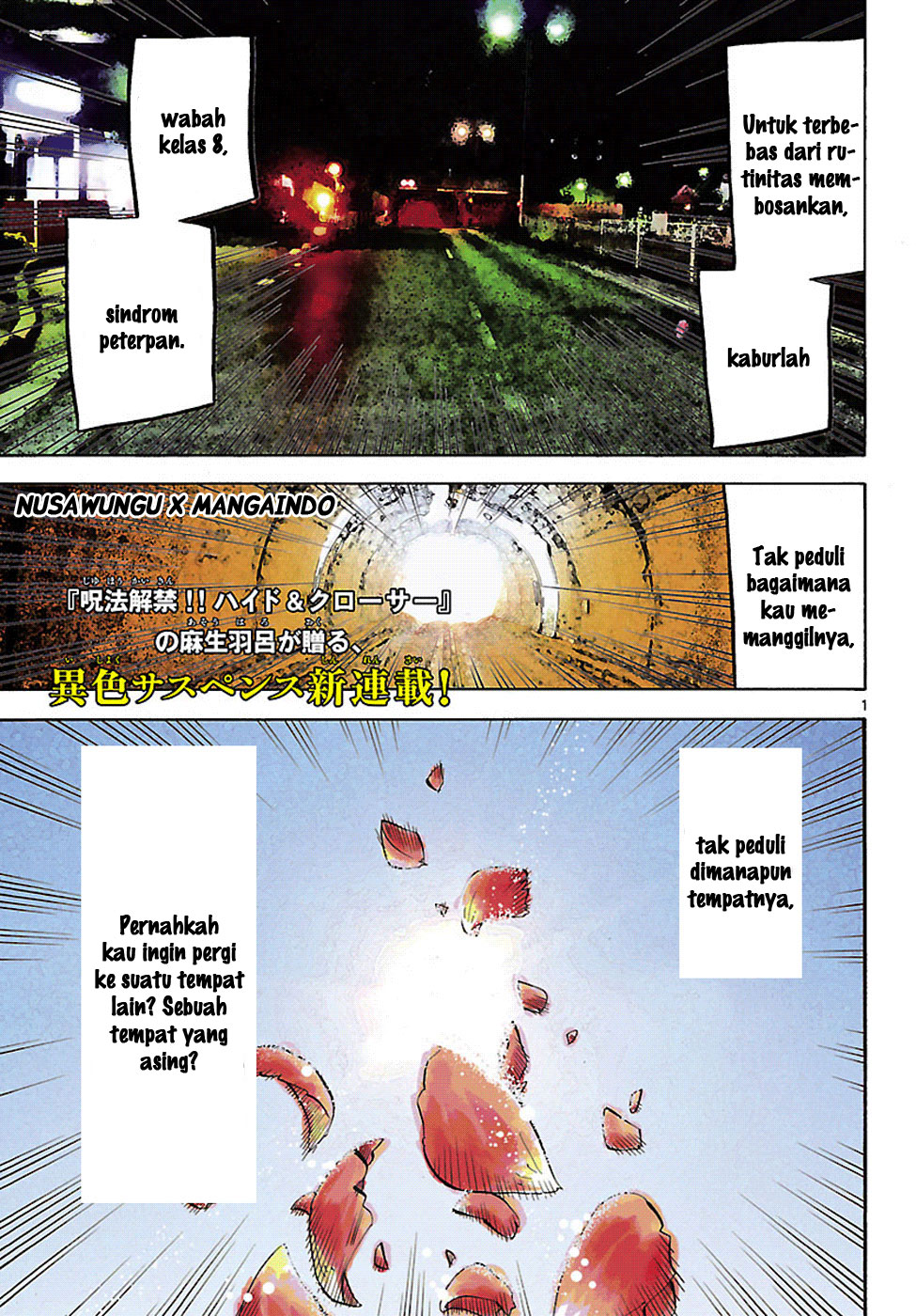 Manga Alice in Borderland Chapter 1 gambar 2