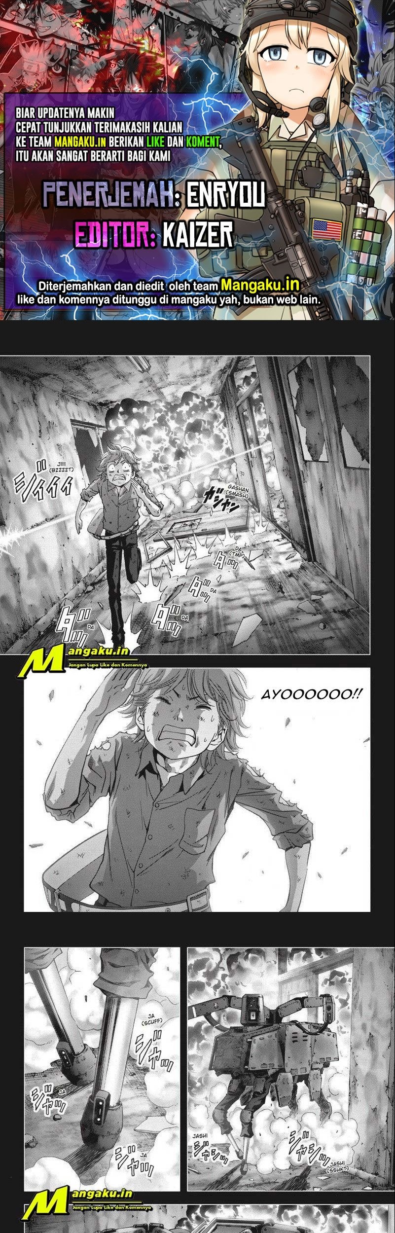 Komik Btooom! Chapter 109.2 gambar 1