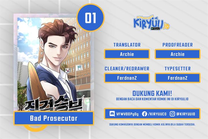 Komik Bad Prosecutor – Sword Showdown Chapter 1 gambar 1