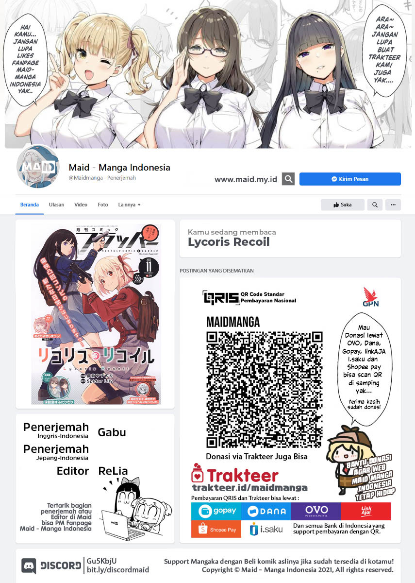 Manga Lycoris Recoil Chapter 1 gambar 2