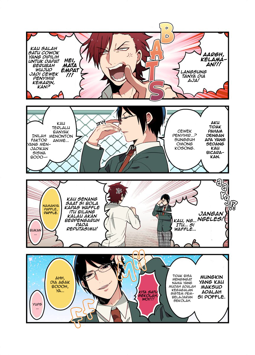 Komik Danshi Koukousei ga Mahou Shoujo ni Naru Hanashi Chapter 17 gambar 1