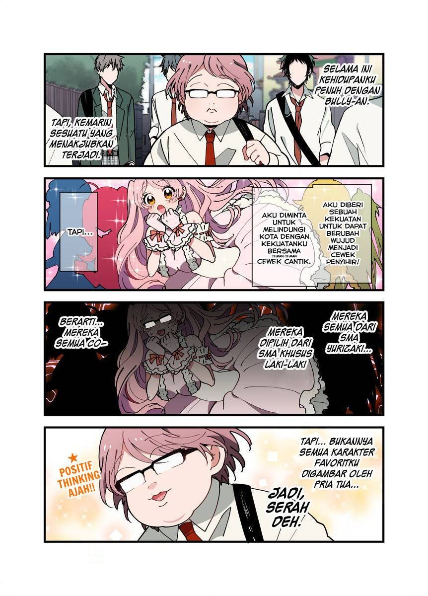 Komik Danshi Koukousei ga Mahou Shoujo ni Naru Hanashi Chapter 7 gambar 1