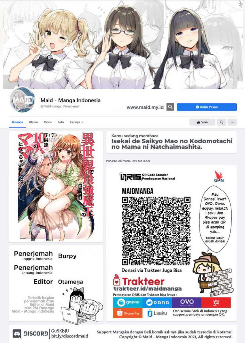 Manga Isekai de Saikyo Mao no Kodomotachi no Mama ni Natchaimashita. Chapter 30 gambar 2
