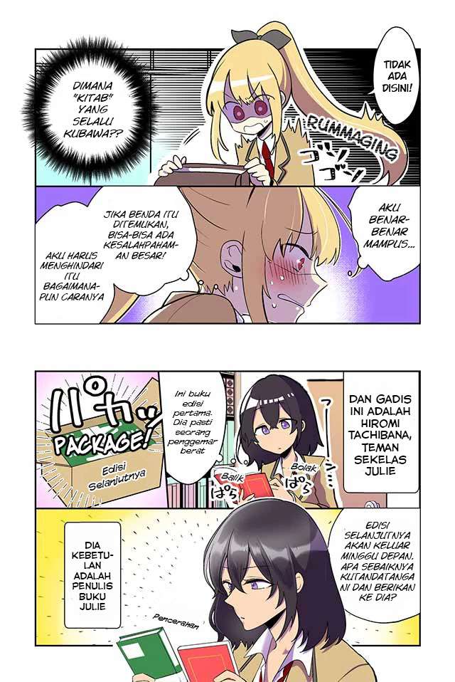 Dokyuusei no Oshi Sakka ni Yuri Mousou ga Bareta Kekka Chapter 1 - Halaman 4