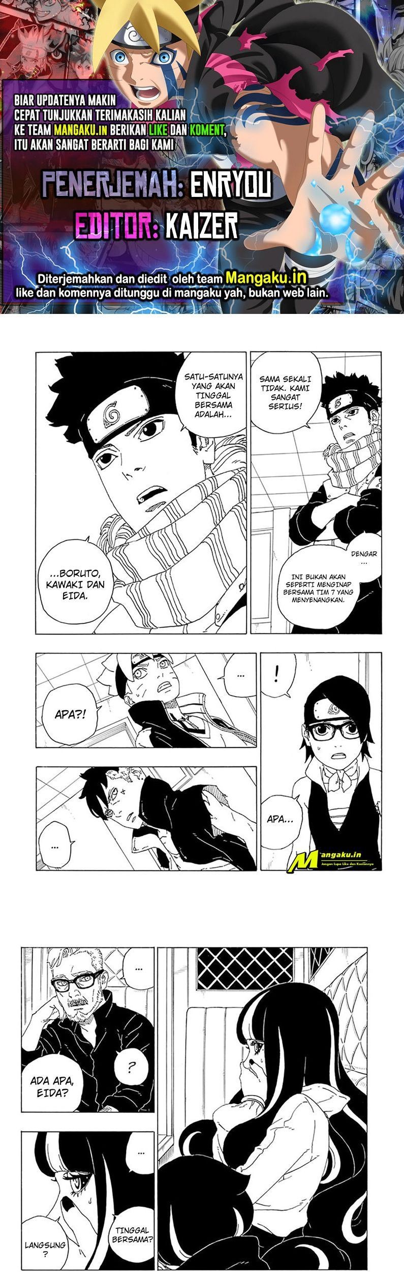 Komik Boruto Chapter 73.2 gambar 1