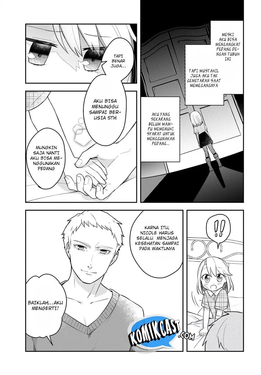 Eiyuu no Musume to Shite Umarekawatta Eiyuu wa Futatabi Eiyuu o Mezasu Chapter 03.2 - Halaman 7