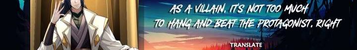 Manhua As A Villain, It’s Not Too Much To Hang and Beat The Protagonist, Right Chapter 01 gambar 2