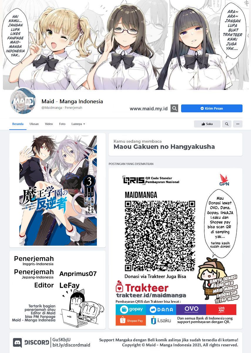 Manga Maou Gakuen no Hangyakusha Chapter 23 gambar 2