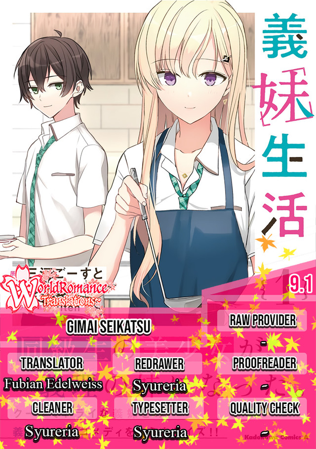 Komik Gimai Seikatsu Chapter 09.1 gambar 1