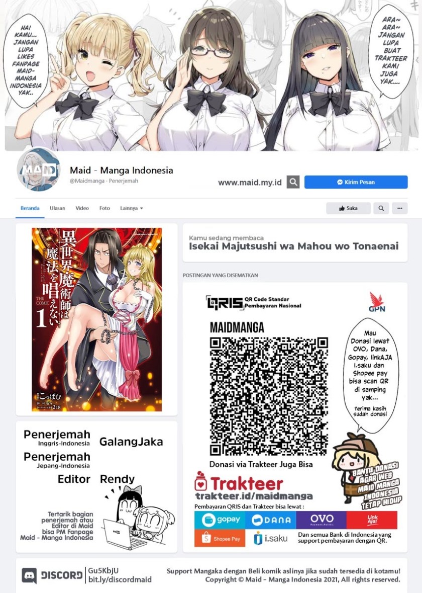 Manga Isekai Majutsushi wa Mahou wo Tonaenai Chapter 10 gambar 2
