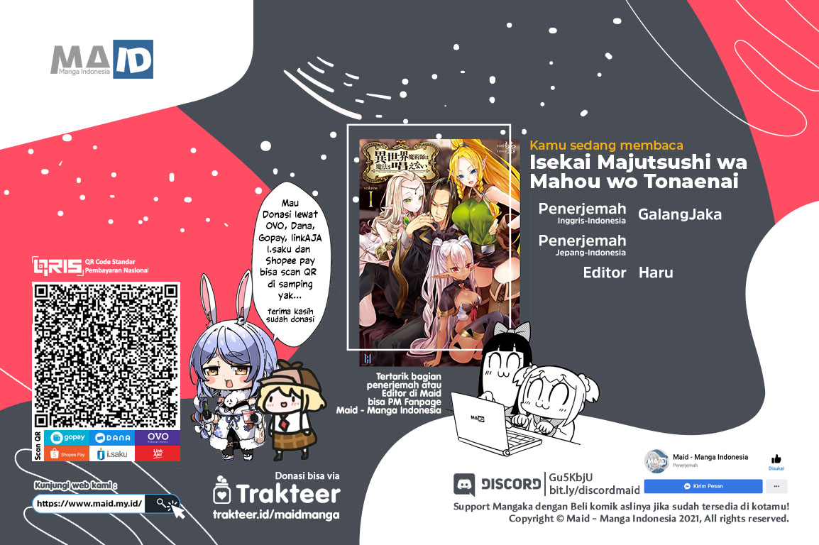Komik Isekai Majutsushi wa Mahou wo Tonaenai Chapter 06 gambar 1