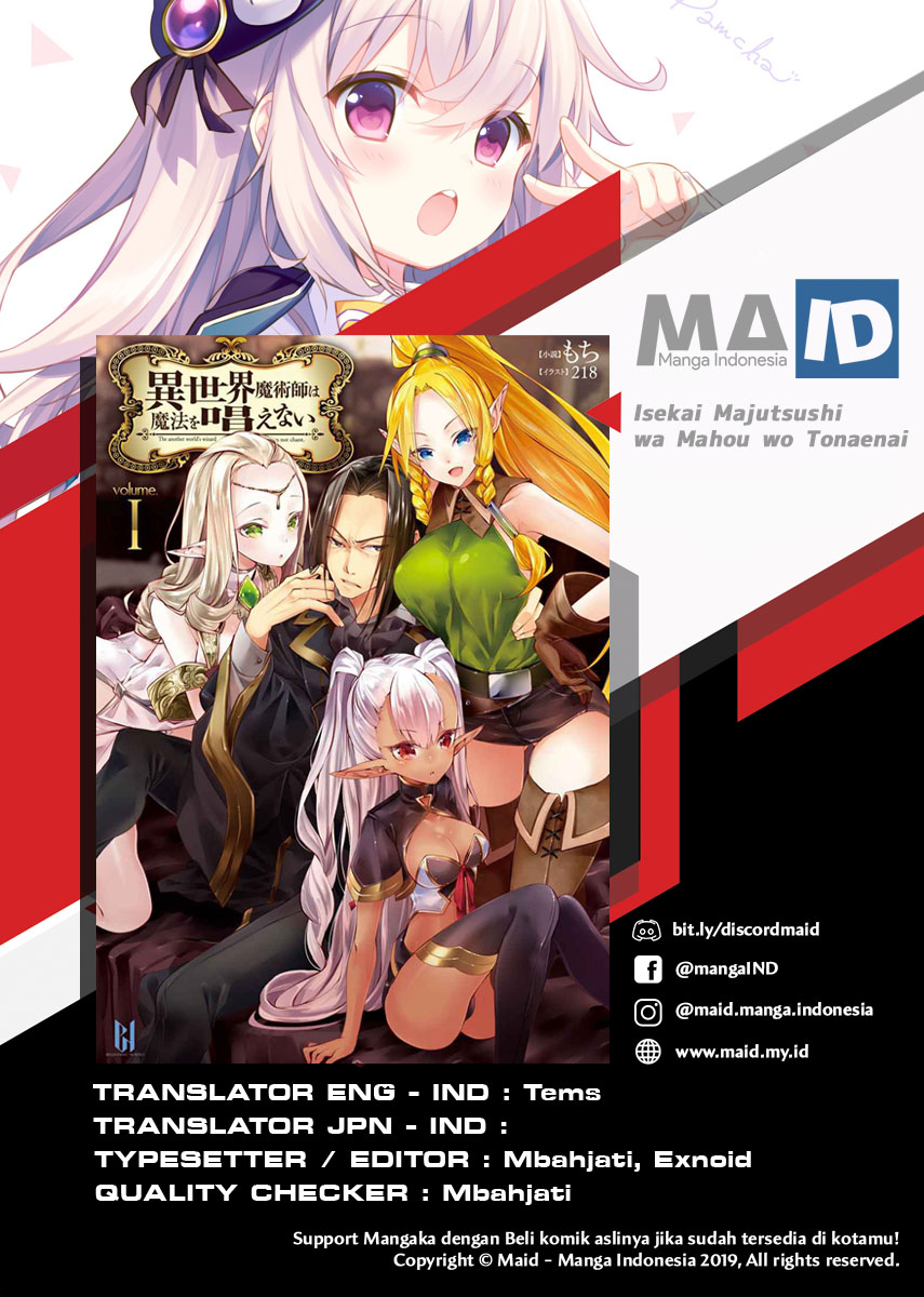 Manga Isekai Majutsushi wa Mahou wo Tonaenai Chapter 01 gambar 2