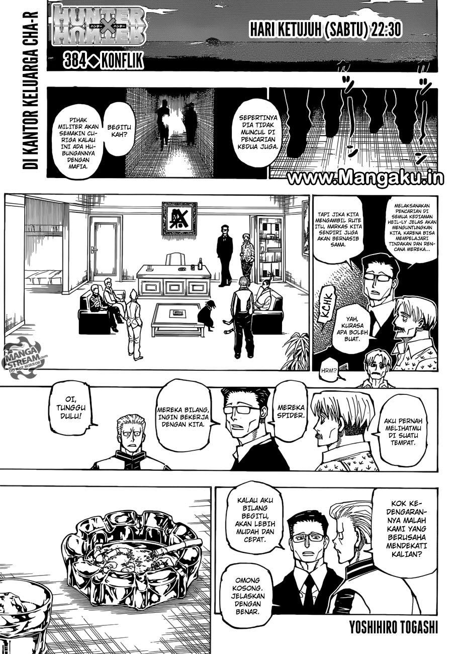 Komik Hunter x Hunter Chapter 384 gambar 1