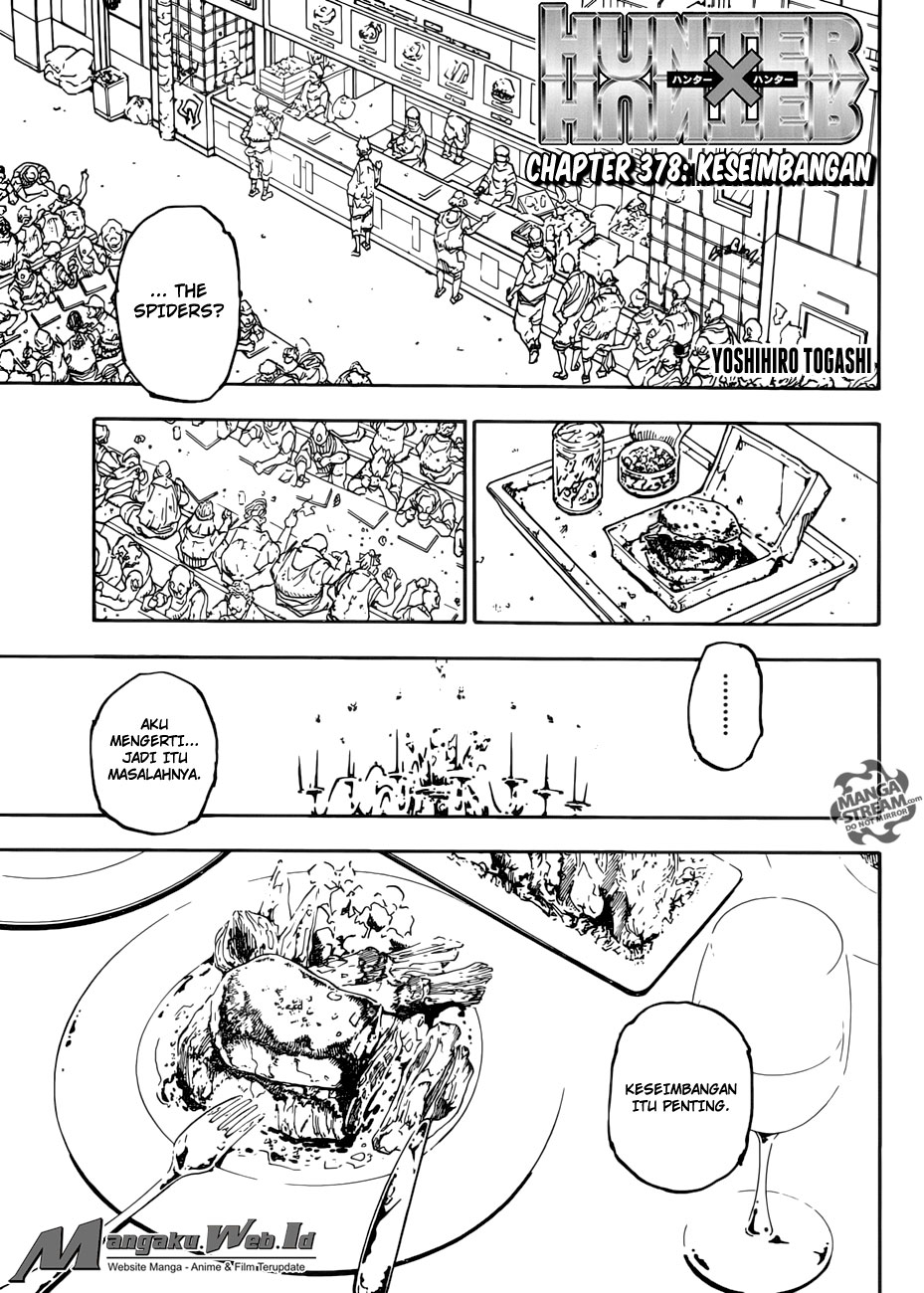 Komik Hunter x Hunter Chapter 378 gambar 1