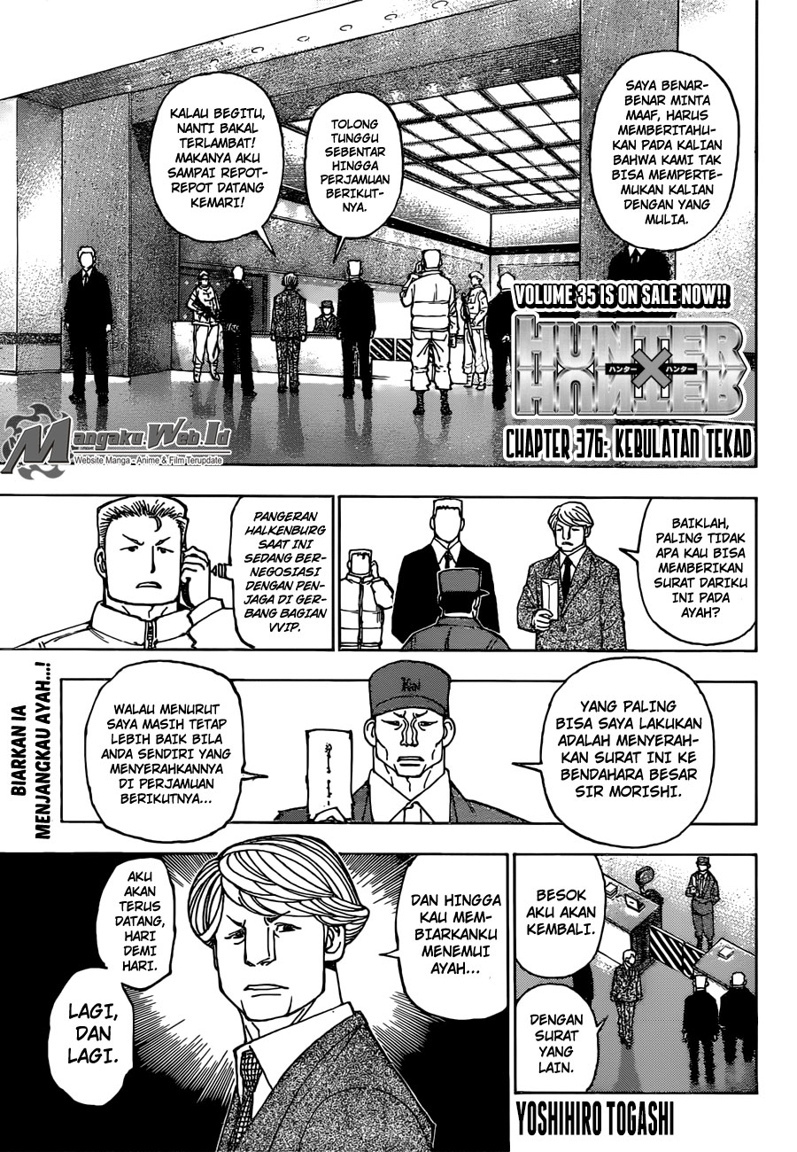 Komik Hunter x Hunter Chapter 376 gambar 1