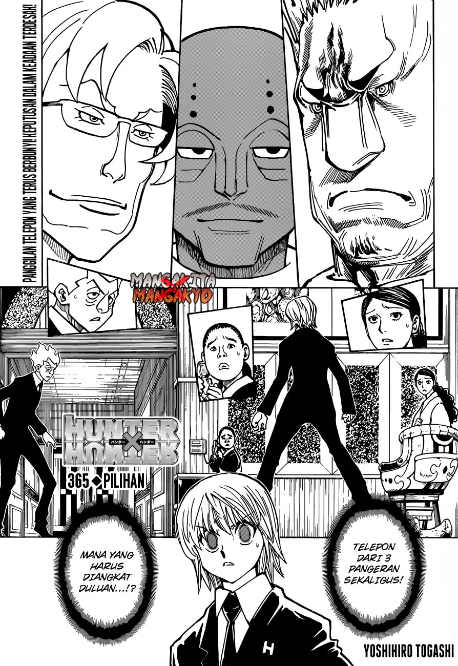 Manga Hunter x Hunter Chapter 365 gambar 2