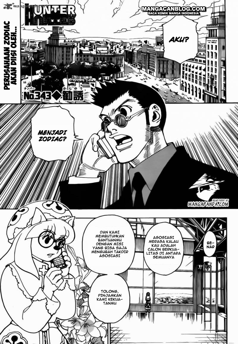 Komik Hunter x Hunter Chapter 343 gambar 1