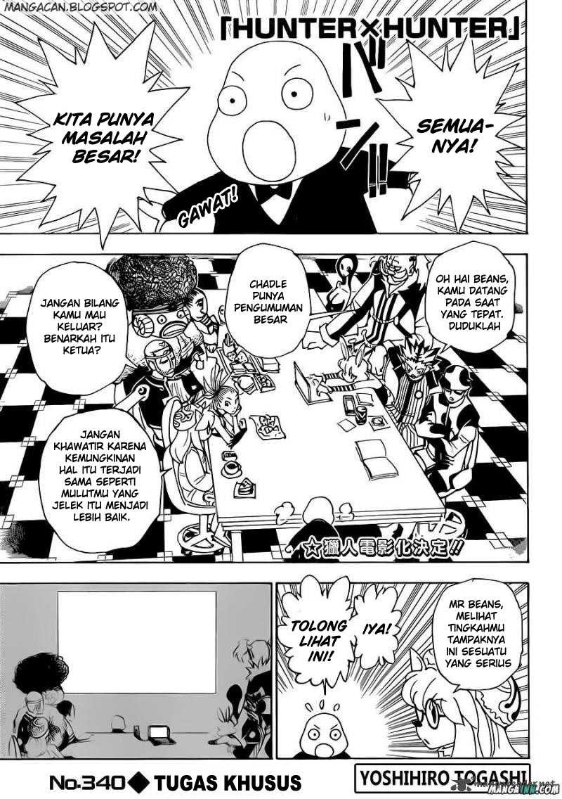 Komik Hunter x Hunter Chapter 340 gambar 1