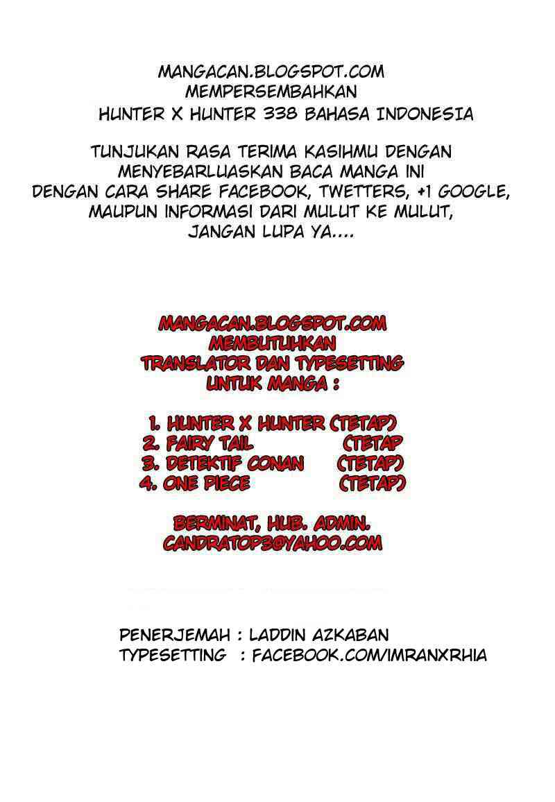 Komik Hunter x Hunter Chapter 338 gambar 1