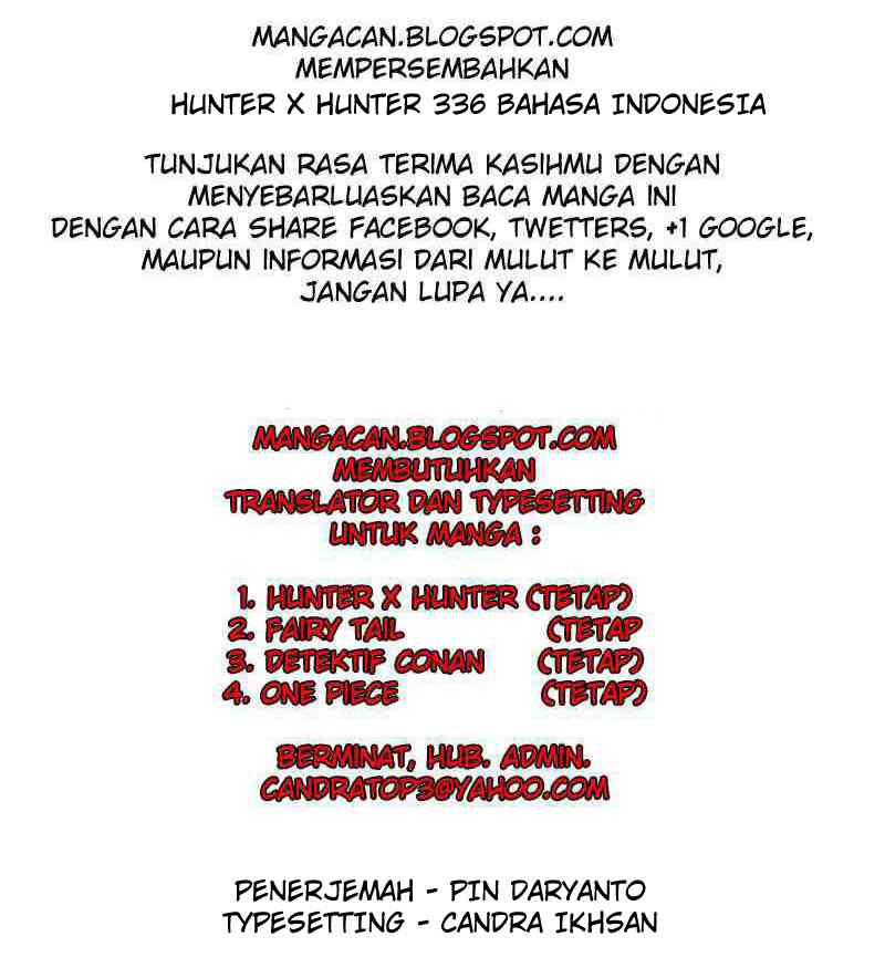 Komik Hunter x Hunter Chapter 336 gambar 1