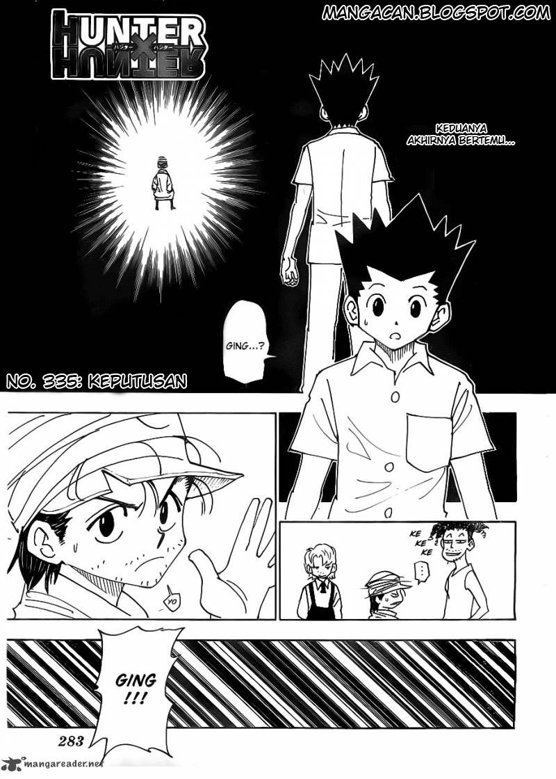 Komik Hunter x Hunter Chapter 335 gambar 1