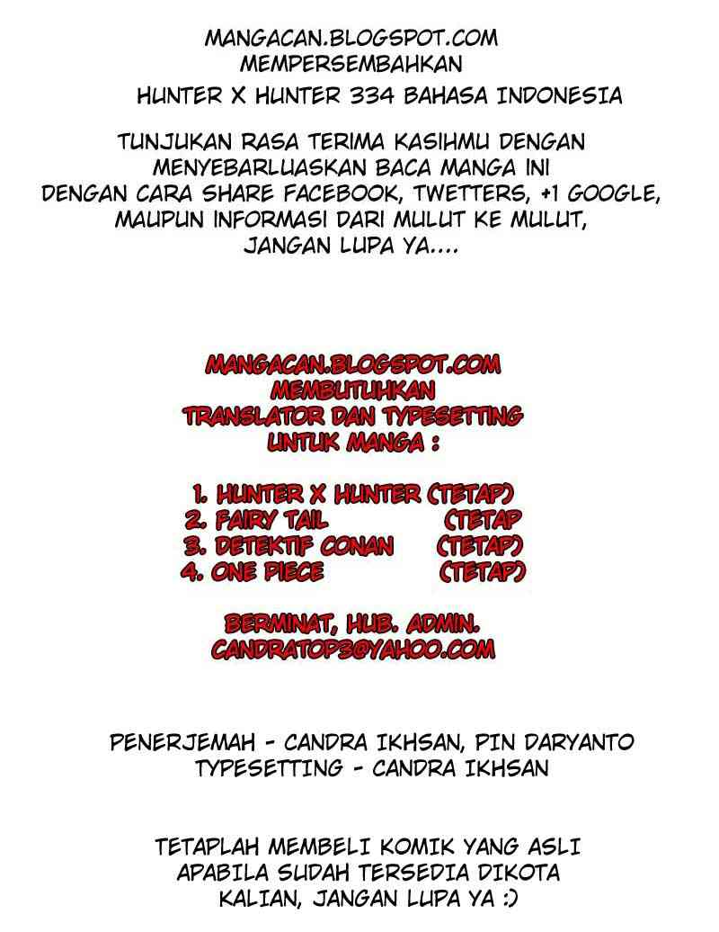 Komik Hunter x Hunter Chapter 334 gambar 1
