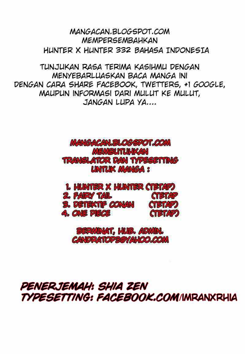 Komik Hunter x Hunter Chapter 332 gambar 1