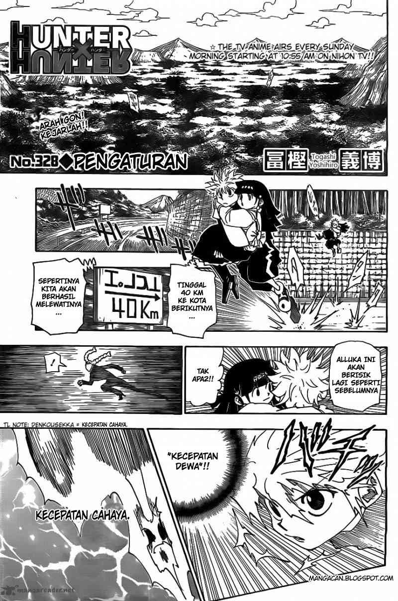Komik Hunter x Hunter Chapter 328 gambar 1