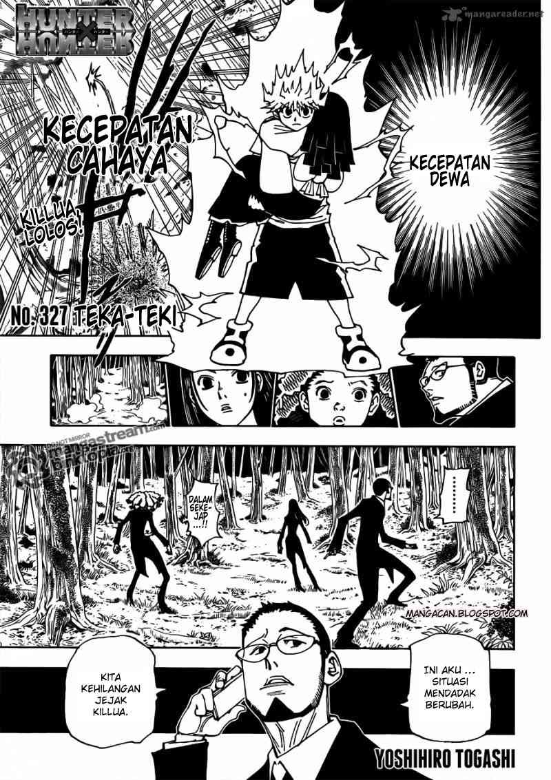 Komik Hunter x Hunter Chapter 327 gambar 1