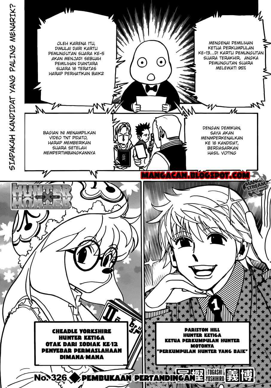 Komik Hunter x Hunter Chapter 326 gambar 1