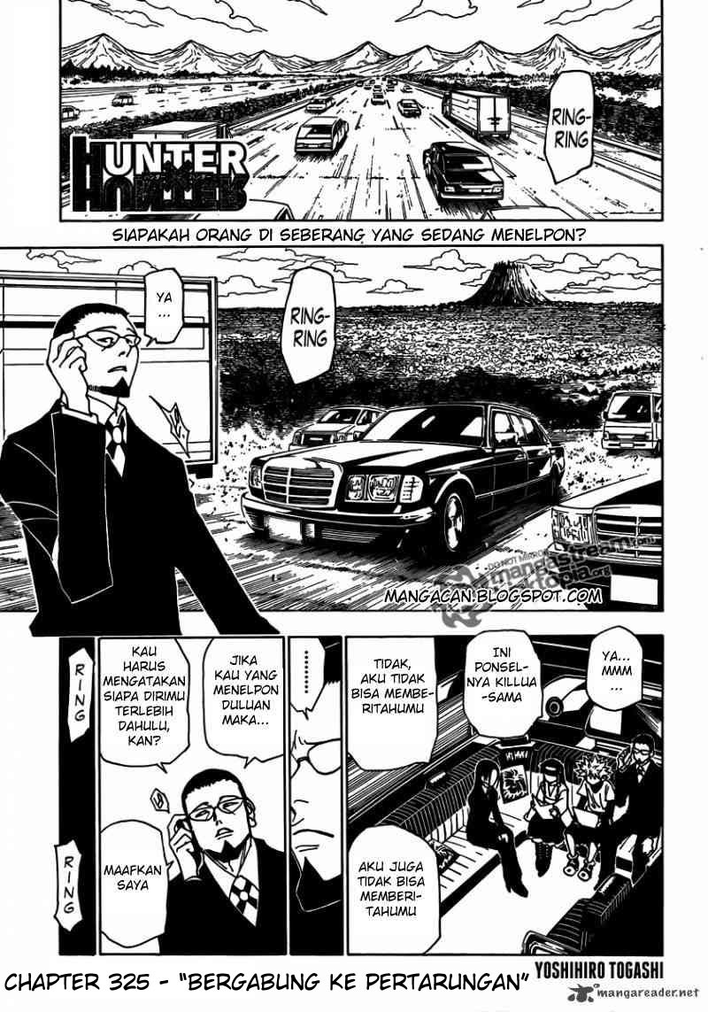 Komik Hunter x Hunter Chapter 325 gambar 1