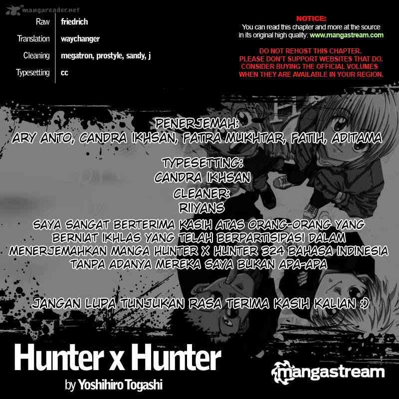 Komik Hunter x Hunter Chapter 324 gambar 1
